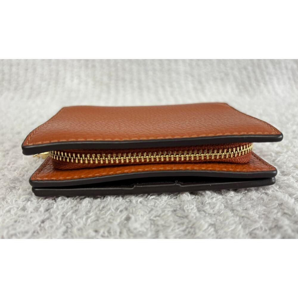 Coach Brown Leather Bifold Snap Wallet J2330 #76935 - Picture 5 of 8